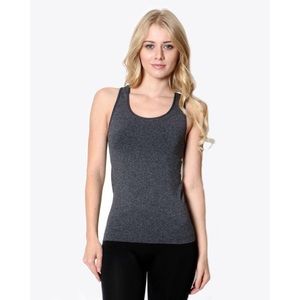 Racerback Tank Top - Charcoal